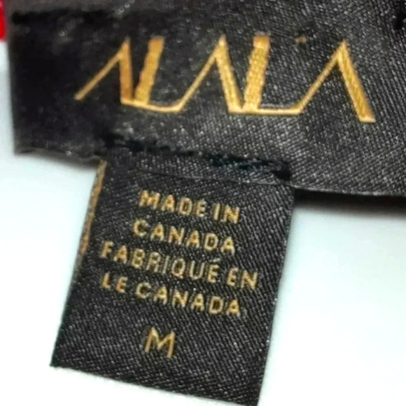 ALALA Activewear Red Black Hi Low Mesh Back Tank Women's Size Medium - Picture 11 of 12